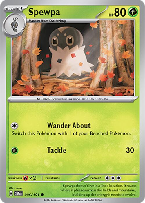 Spewpa (006/191) [Scarlet & Violet: Surging Sparks] | Fandemonia Ltd