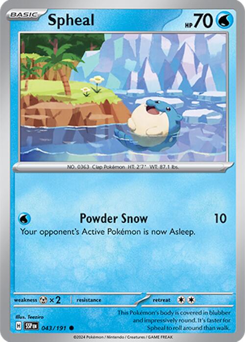 Spheal (043/191) [Scarlet & Violet: Surging Sparks] | Fandemonia Ltd