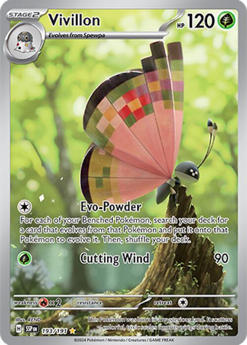 Vivillon (193/191) [Scarlet & Violet: Surging Sparks] | Fandemonia Ltd