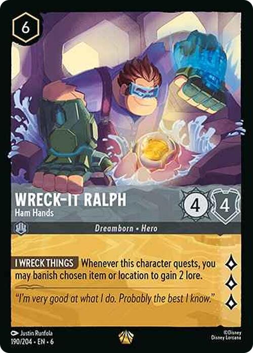 Wreck-It Ralph - Ham Hands (190/204) [Azurite Sea] | Fandemonia Ltd