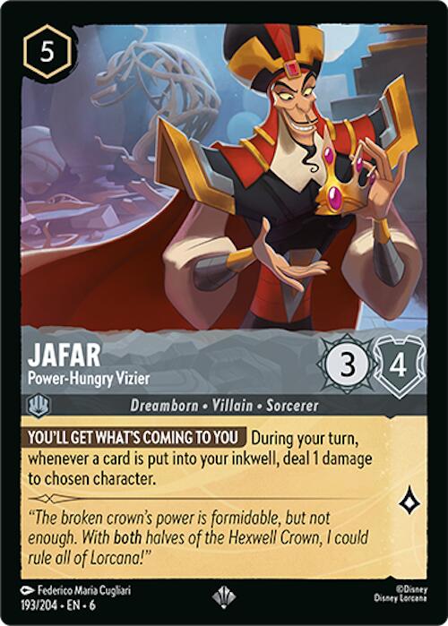 Jafar - Power-Hungry Vizier (193/204) [Azurite Sea] | Fandemonia Ltd