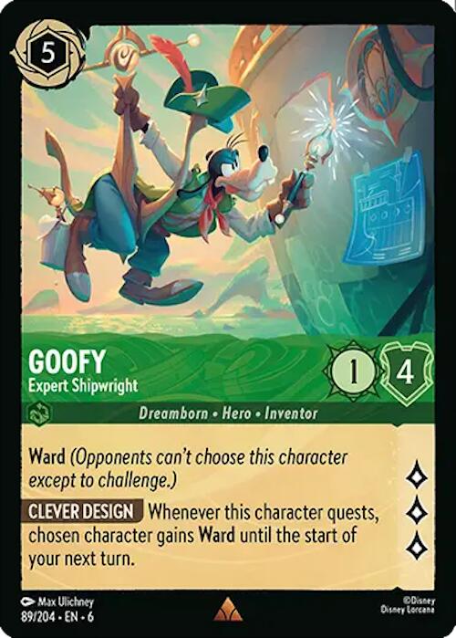 Goofy - Expert Shipwright (89/204) [Azurite Sea] | Fandemonia Ltd