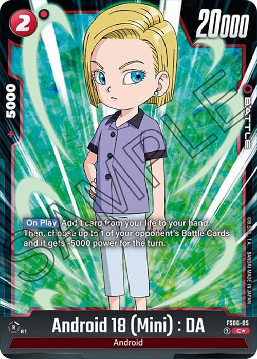 Android 18 (Mini) : DA (Bonus Pack Alternate Art) [Starter Deck: Son Goku (Mini)] | Fandemonia Ltd