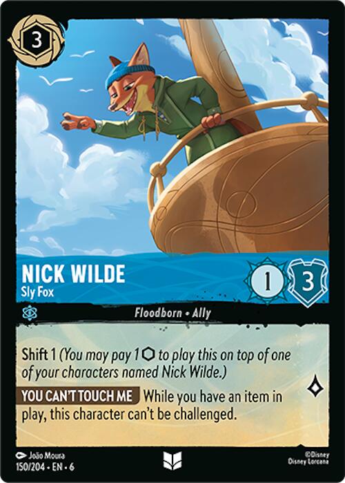 Nick Wilde - Sly Fox (150/204) [Azurite Sea] | Fandemonia Ltd