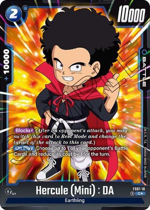 Hercule (Mini) : DA (Bonus Pack Alternate Art) [Starter Deck: Vegeta (Mini)] | Fandemonia Ltd