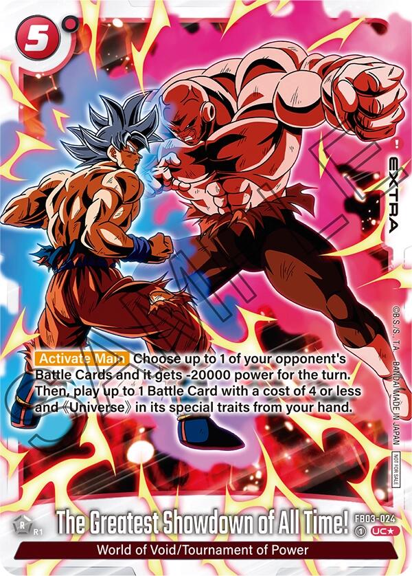 The Greatest Showdown of All Time! (Tournament Pack 04 - Winner) [Tournament and Championship Promos] | Fandemonia Ltd
