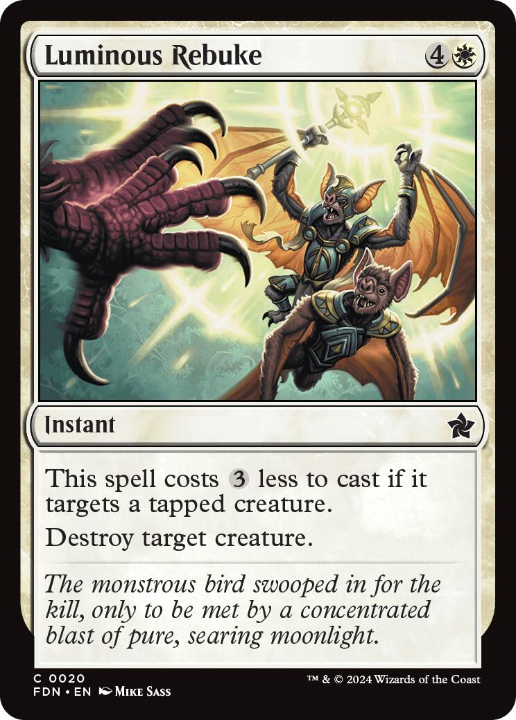 Luminous Rebuke [Foundations] | Fandemonia Ltd