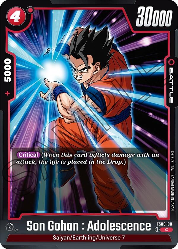 Son Gohan : Adolescence [Starter Deck: Son Goku (Mini)] | Fandemonia Ltd