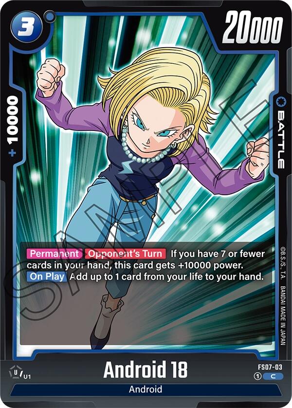 Android 18 [Starter Deck: Vegeta (Mini)] | Fandemonia Ltd