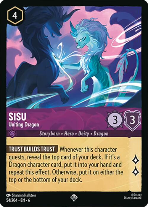 Sisu - Uniting Dragon (54/204) [Azurite Sea] | Fandemonia Ltd
