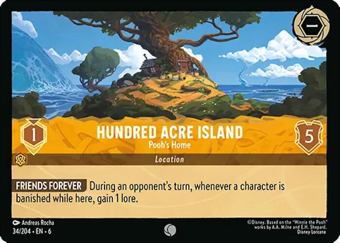 Hundred Acre Island - Pooh's Home (34/204) [Azurite Sea] | Fandemonia Ltd