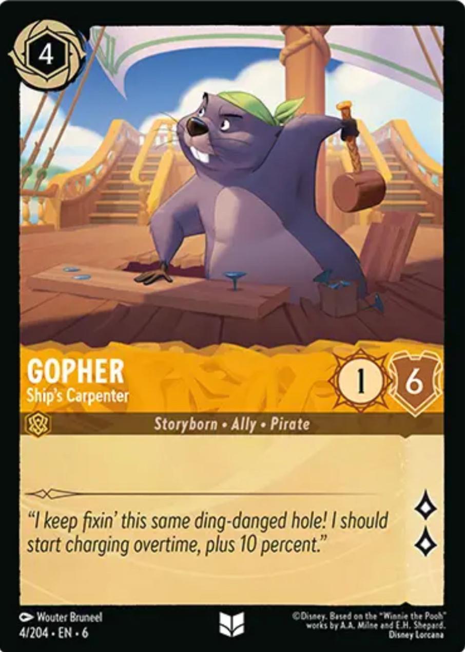 Gopher - Ship's Carpenter (4/204) [Azurite Sea] | Fandemonia Ltd