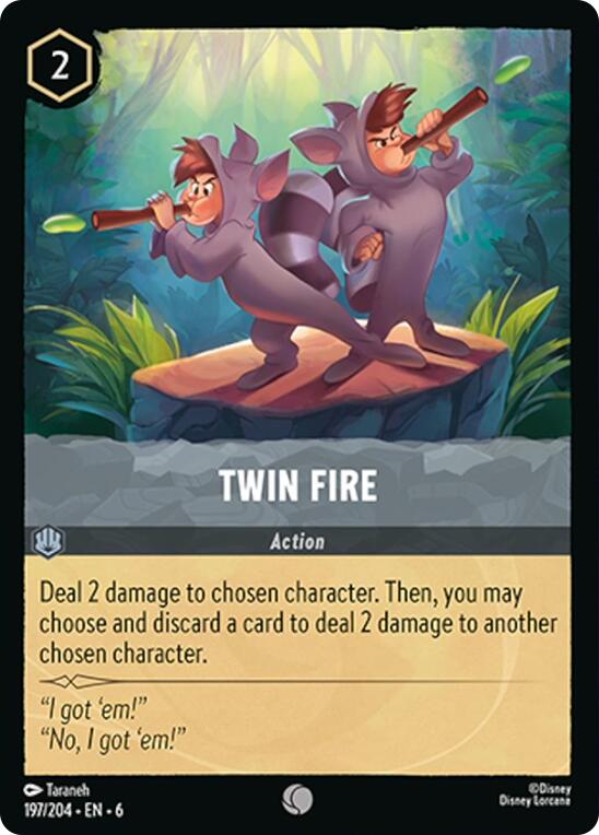 Twin Fire (197/204) [Azurite Sea] | Fandemonia Ltd