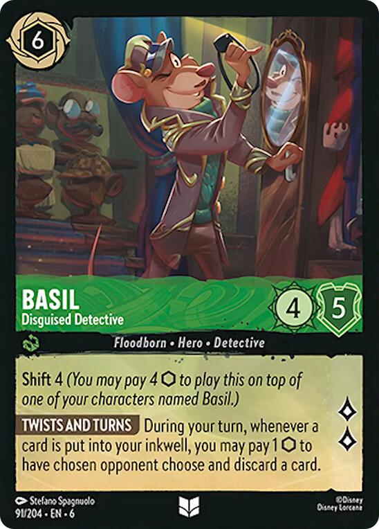 Basil - Disguised Detective (91/204) [Azurite Sea] | Fandemonia Ltd
