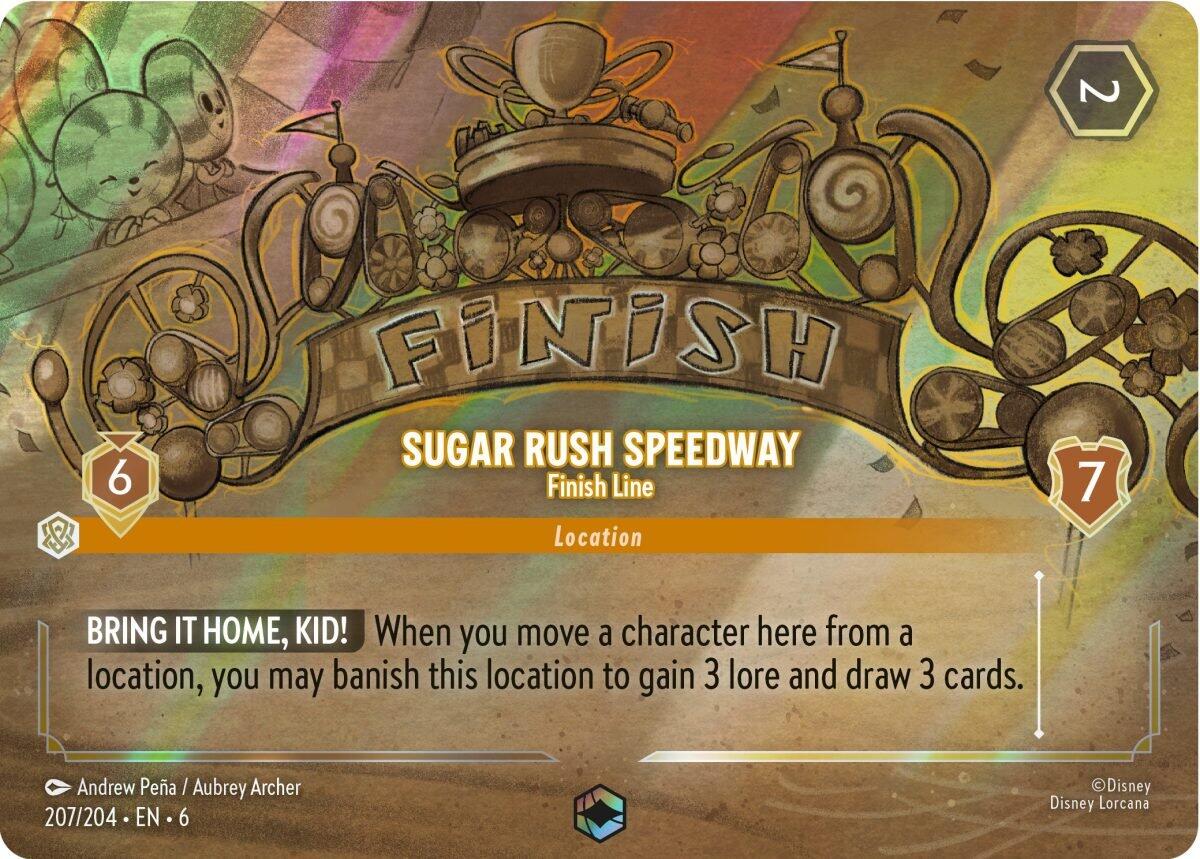 Sugar Rush Speedway - Finish Line (Enchanted) (207/204) [Azurite Sea] | Fandemonia Ltd