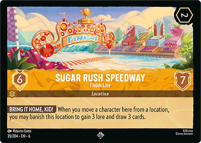 Sugar Rush Speedway - Finish Line (35/204) [Azurite Sea] | Fandemonia Ltd
