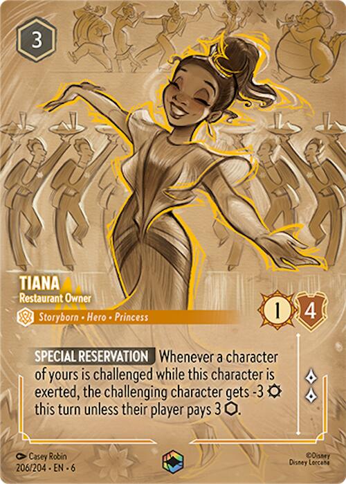 Tiana - Restaurant Owner (Enchanted) (206/204) [Azurite Sea] | Fandemonia Ltd