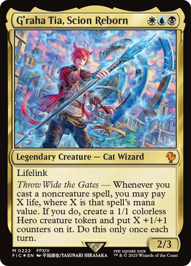 G'raha Tia, Scion Reborn (Surge Foil) [FINAL FANTASY Commander] | Fandemonia Ltd