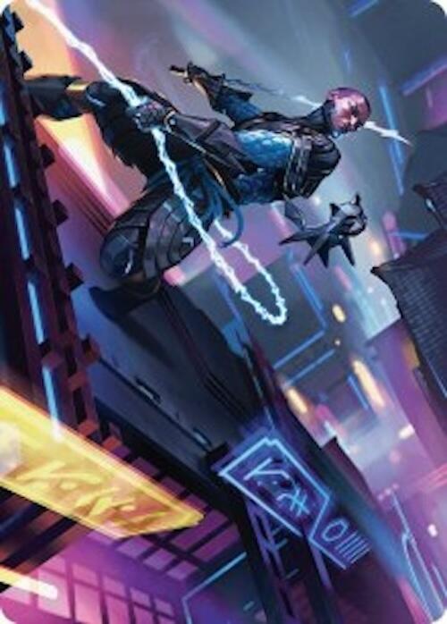 Kaito, Cunning Infiltrator Art Card (51/54) [Foundations Art Series] | Fandemonia Ltd