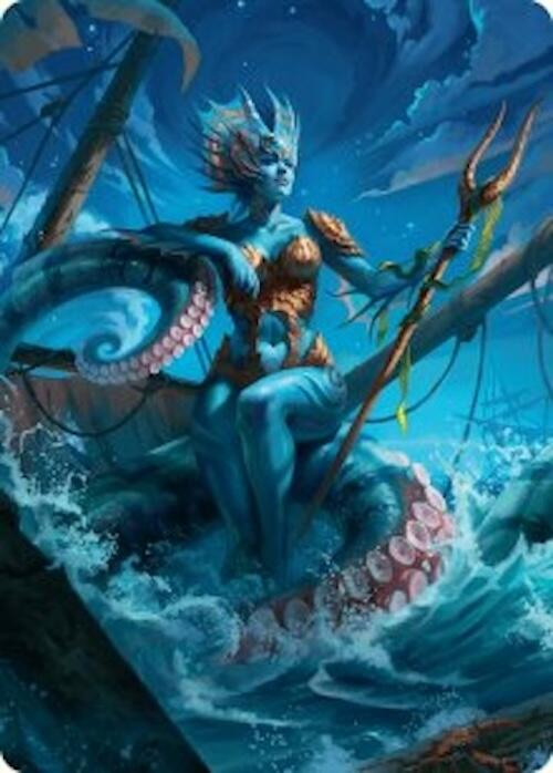 Kiora, the Rising Tide Art Card (30/54) [Foundations Art Series] | Fandemonia Ltd