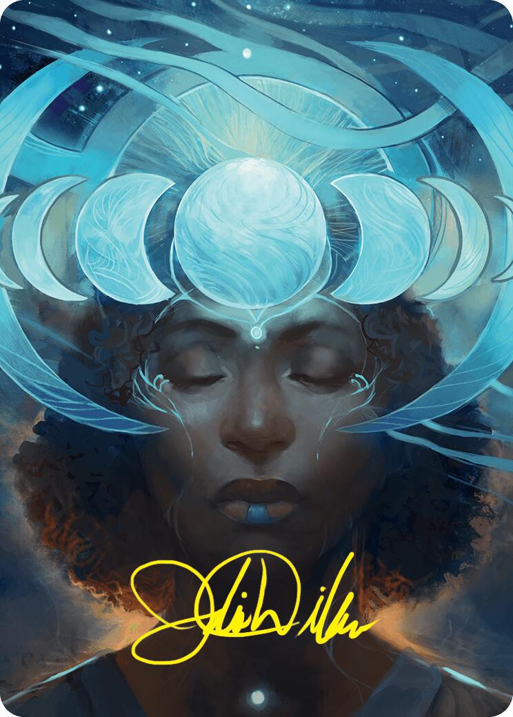Lunar Insight Art Card (31/54) (Gold-Stamped Signature) [Foundations Art Series] | Fandemonia Ltd