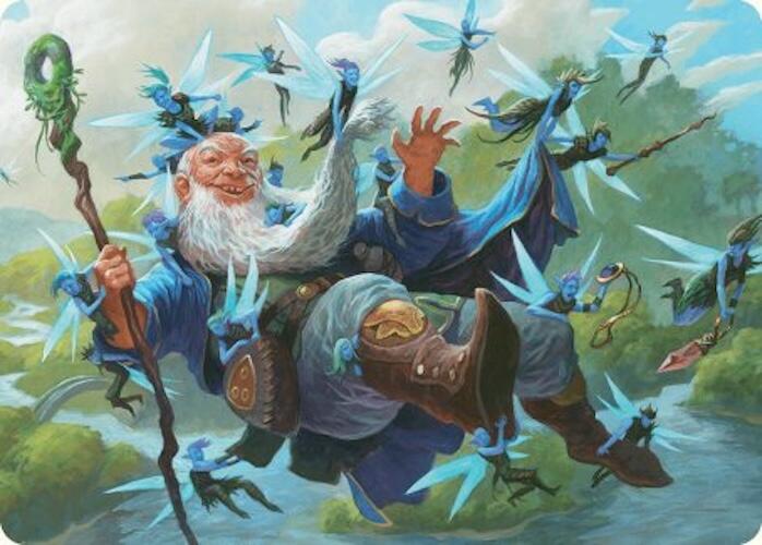 Mischievous Mystic Art Card (7/54) [Foundations Art Series] | Fandemonia Ltd