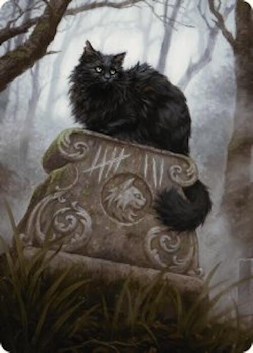 Nine-Lives Familiar 2 Art Card (36/54) [Foundations Art Series] | Fandemonia Ltd