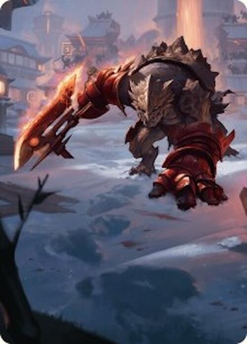 Searslicer Goblin Art Card (39/54) [Foundations Art Series] | Fandemonia Ltd