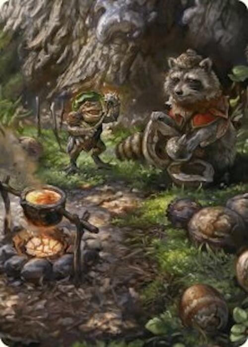 Sylvan Scavenging Art Card (46/54) [Foundations Art Series] | Fandemonia Ltd