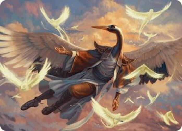 Kykar, Zephyr Awakener Art Card (16/54) [Foundations Art Series] | Fandemonia Ltd