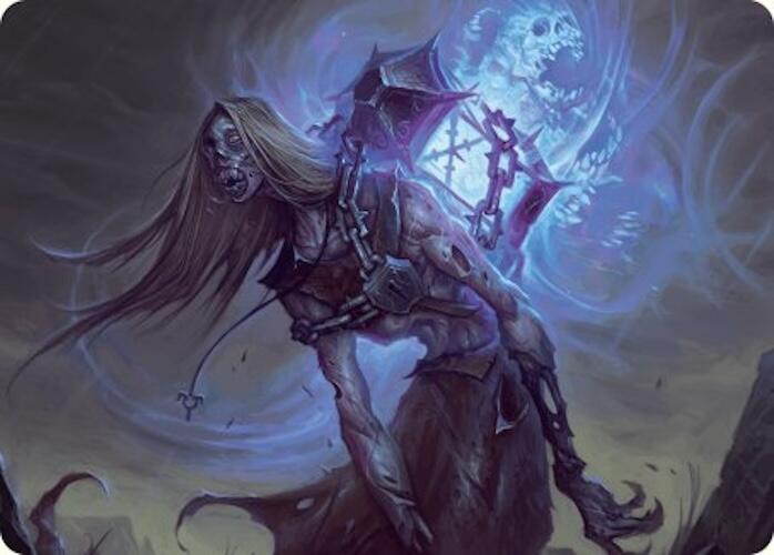 Soul-Shackled Zombie Art Card (9/54) [Foundations Art Series] | Fandemonia Ltd