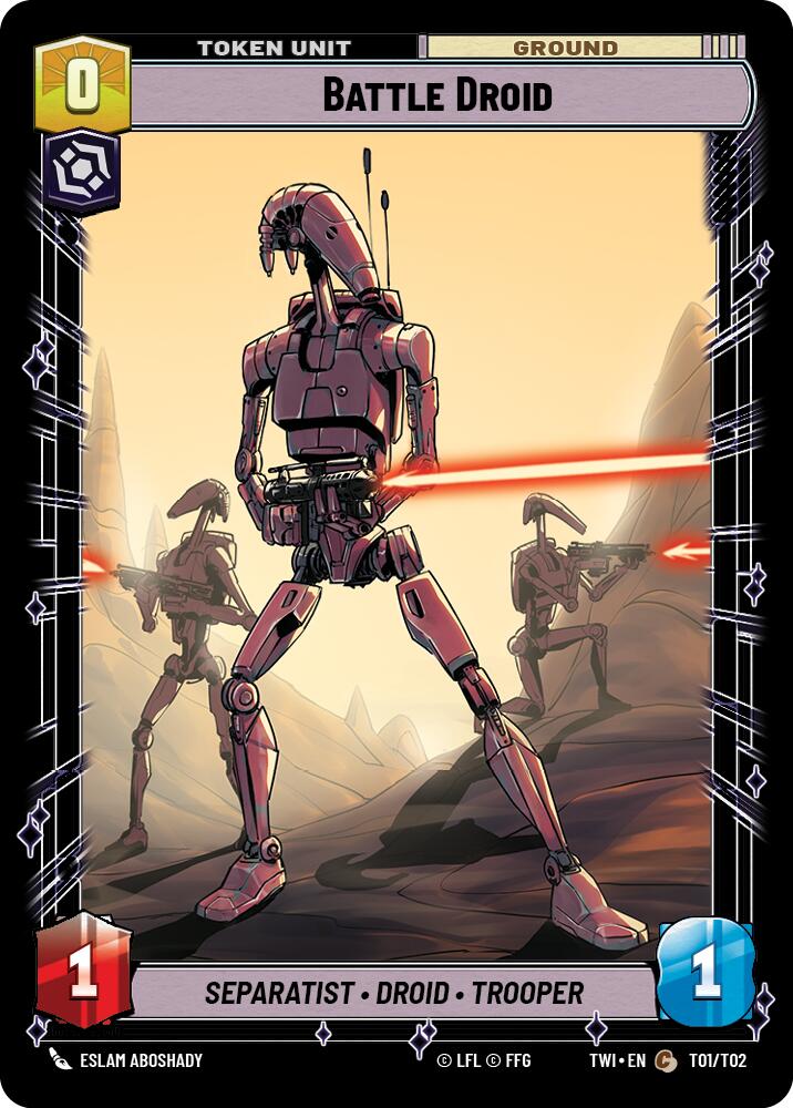 Battle Droid // Clone Trooper (T01 // T02) (T01 // T02) [Twilight of the Republic] | Fandemonia Ltd