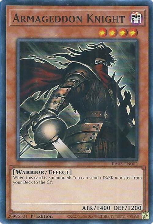 Armageddon Knight [RA03-EN002] Super Rare | Fandemonia Ltd