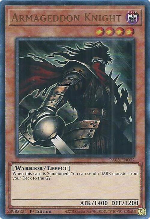 Armageddon Knight (UR) [RA03-EN002] Ultra Rare | Fandemonia Ltd