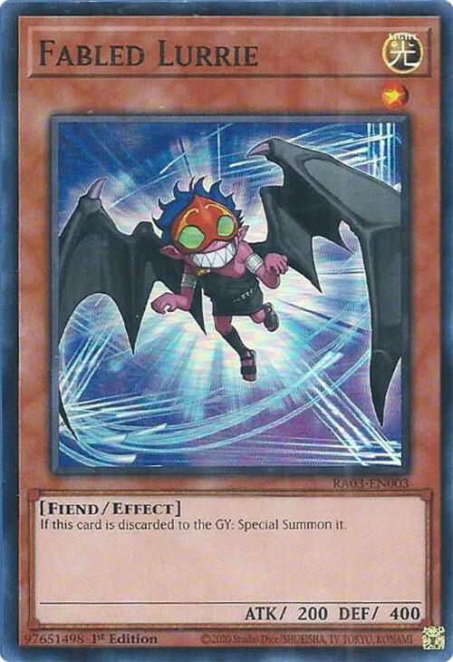 Fabled Lurrie [RA03-EN003] Super Rare | Fandemonia Ltd