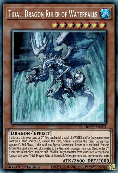 Tidal, Dragon Ruler of Waterfalls (CR) [RA03-EN009] Prismatic Collector's Rare | Fandemonia Ltd