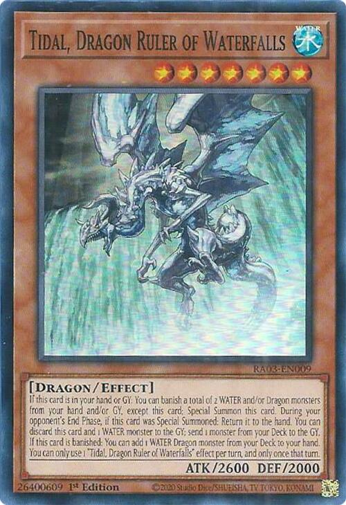 Tidal, Dragon Ruler of Waterfalls [RA03-EN009] Super Rare | Fandemonia Ltd