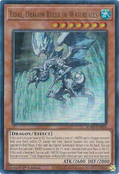 Tidal, Dragon Ruler of Waterfalls (UR) [RA03-EN009] Ultra Rare | Fandemonia Ltd
