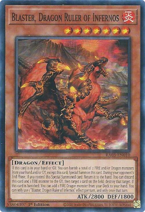 Blaster, Dragon Ruler of Infernos [RA03-EN010] Super Rare | Fandemonia Ltd