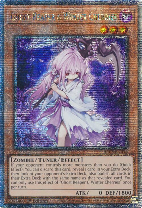 Ghost Reaper & Winter Cherries (Quarter Century Secret Rare) [RA03-EN014] Quarter Century Secret Rare | Fandemonia Ltd