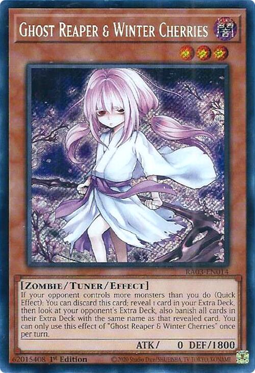 Ghost Reaper & Winter Cherries (Alternate Art) (Secret Rare) [RA03-EN014] Secret Rare | Fandemonia Ltd