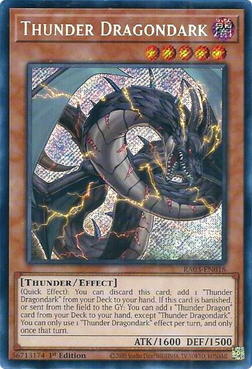 Thunder Dragondark (Secret Rare) [RA03-EN018] Secret Rare | Fandemonia Ltd