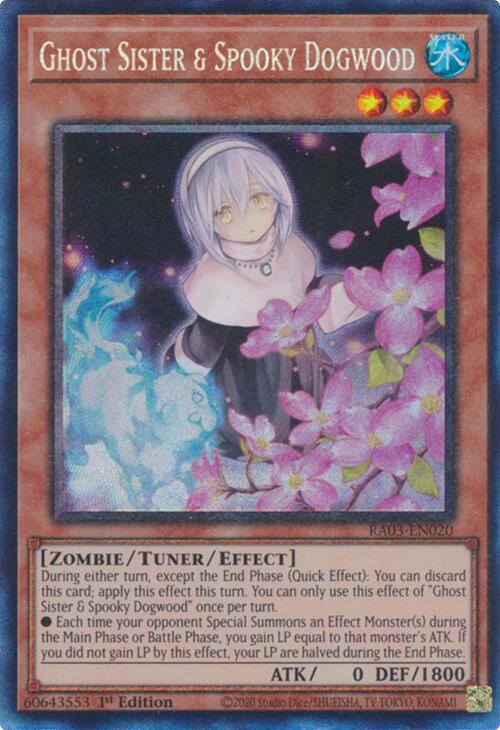 Ghost Sister & Spooky Dogwood (Alternate Art) (CR) [RA03-EN020] Prismatic Collector's Rare | Fandemonia Ltd