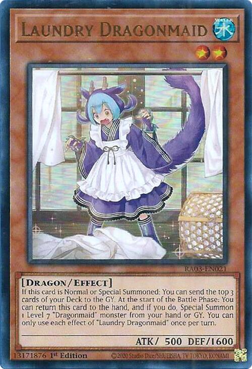 Laundry Dragonmaid (UR) [RA03-EN021] Ultra Rare | Fandemonia Ltd