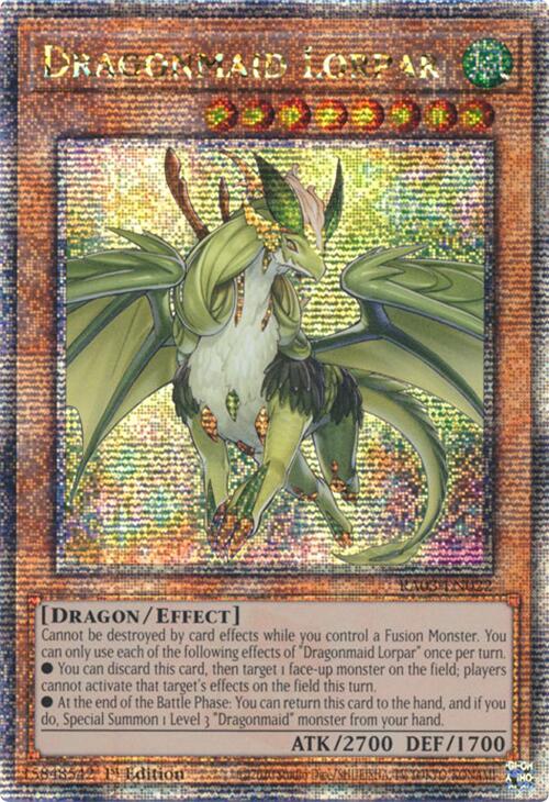 Dragonmaid Lorpar (Quarter Century Secret Rare) [RA03-EN022] Quarter Century Secret Rare | Fandemonia Ltd