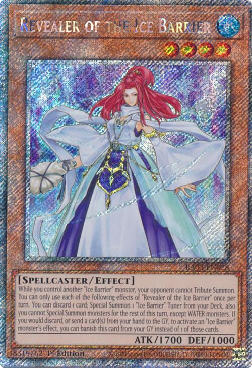 Revealer of the Ice Barrier (Platinum Secret Rare) [RA03-EN028] Platinum Secret Rare | Fandemonia Ltd