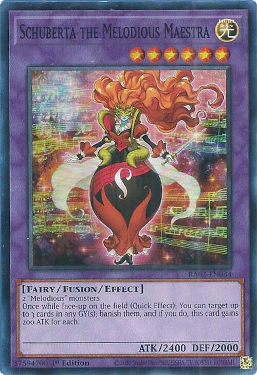 Schuberta the Melodious Maestra [RA03-EN034] Super Rare | Fandemonia Ltd