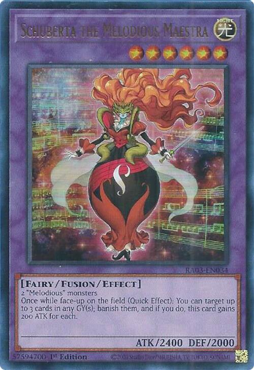Schuberta the Melodious Maestra (UR) [RA03-EN034] Ultra Rare | Fandemonia Ltd