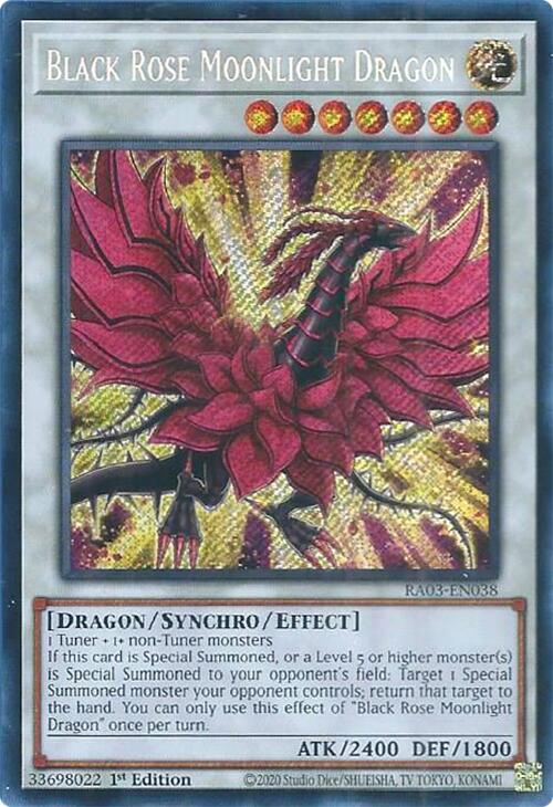 Black Rose Moonlight Dragon (Secret Rare) [RA03-EN038] Secret Rare | Fandemonia Ltd