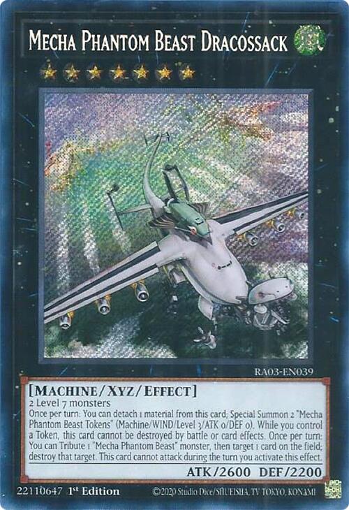 Mecha Phantom Beast Dracossack (Secret Rare) [RA03-EN039] Secret Rare | Fandemonia Ltd